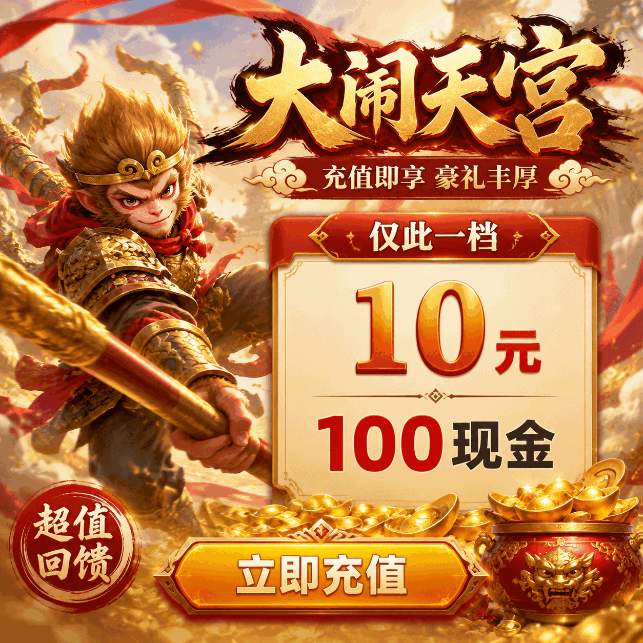 CDK游戏现金100元